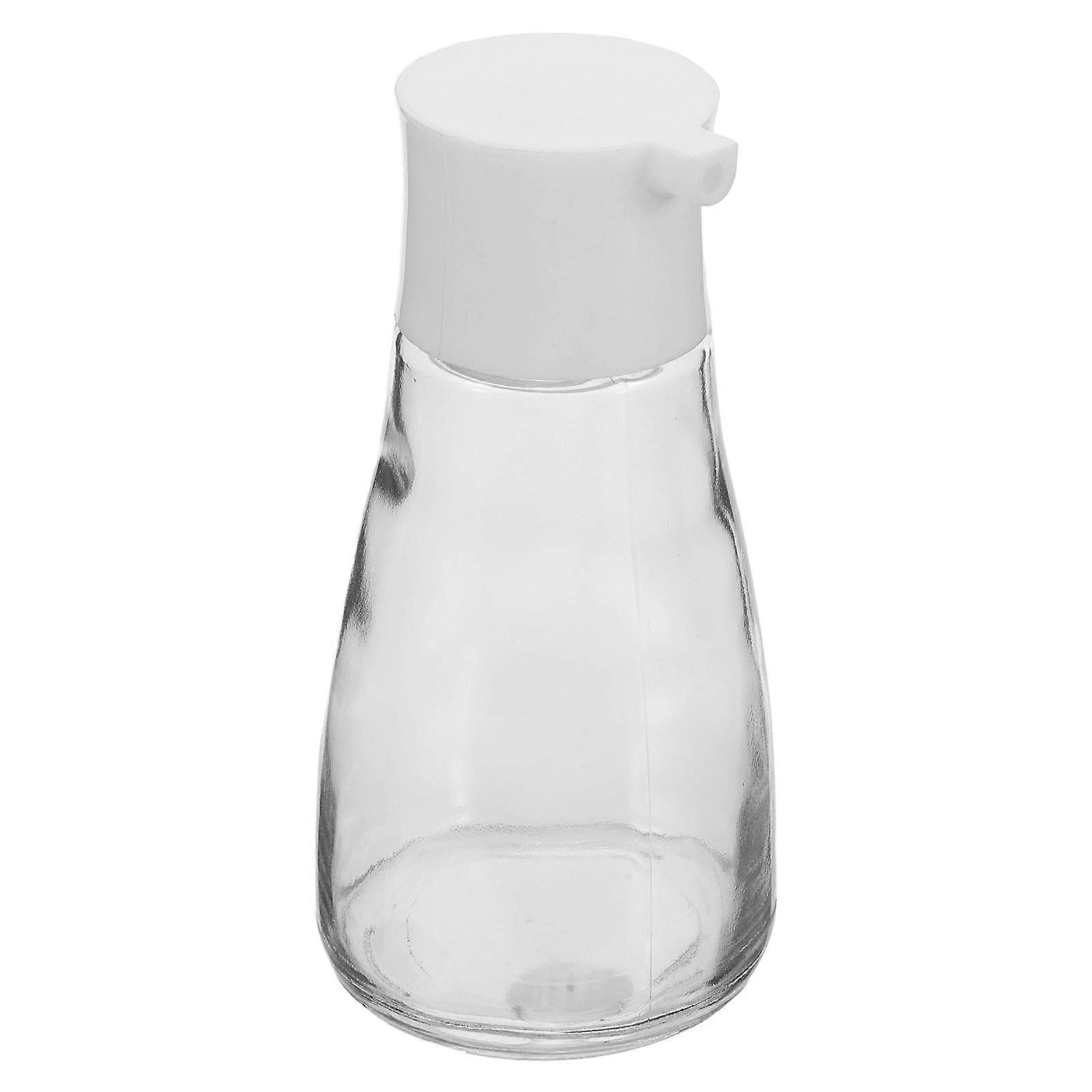 Oil Can Dispenser for Salad BBQ, Transparent Cruets for Soy Sauce Vinegar, 170ml Volume