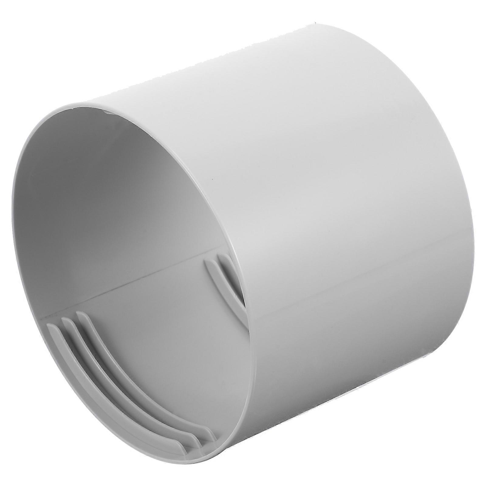 Air Ducting Connector Air Conditioner Hose Duct Adapter Clockwise Connection Light Grey 13.6X13.6CM 1Pack