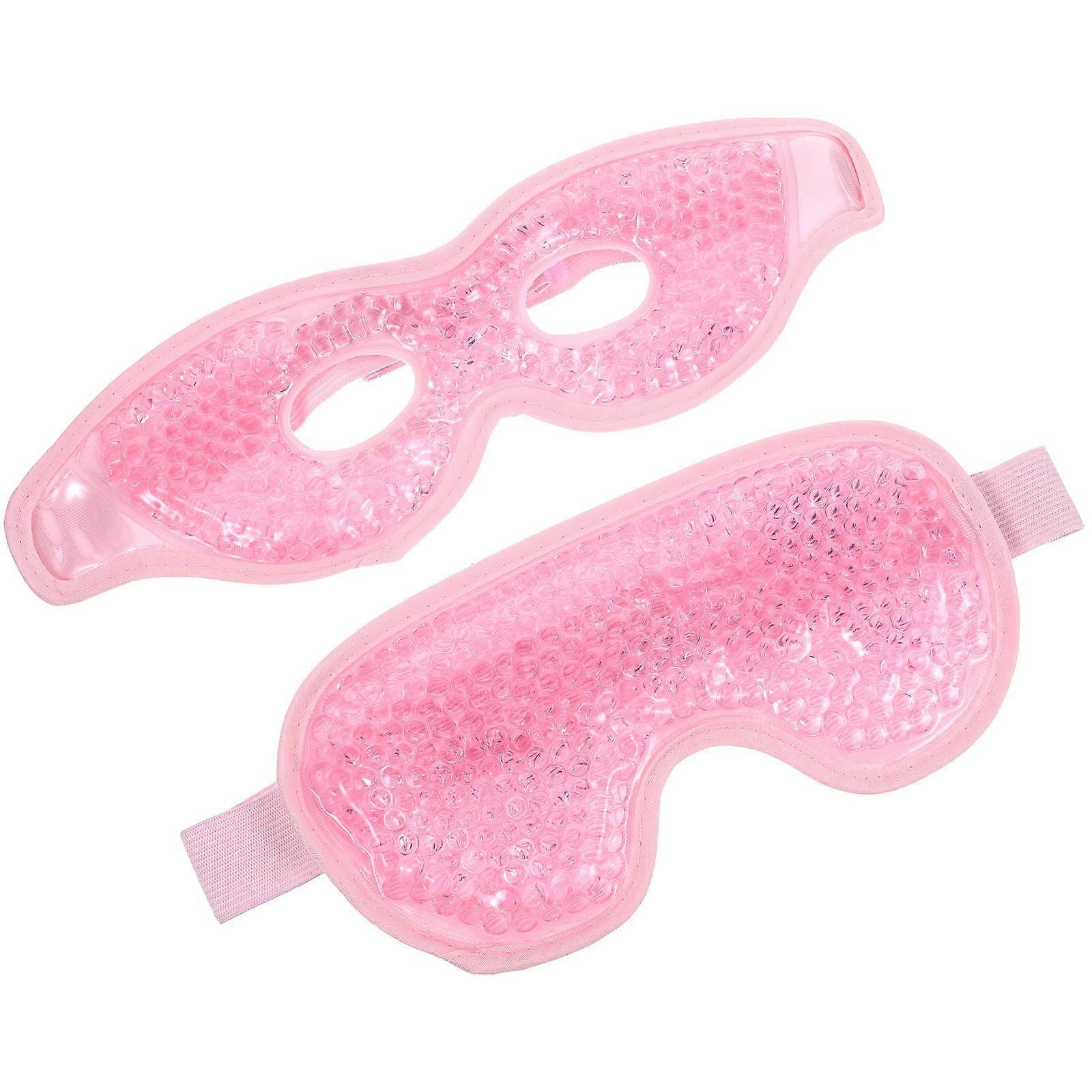 Ice Pack For Eyes Eye Ice Pads General Users Headache Relief Portable Style 28x9x1.5cm 2Pcs