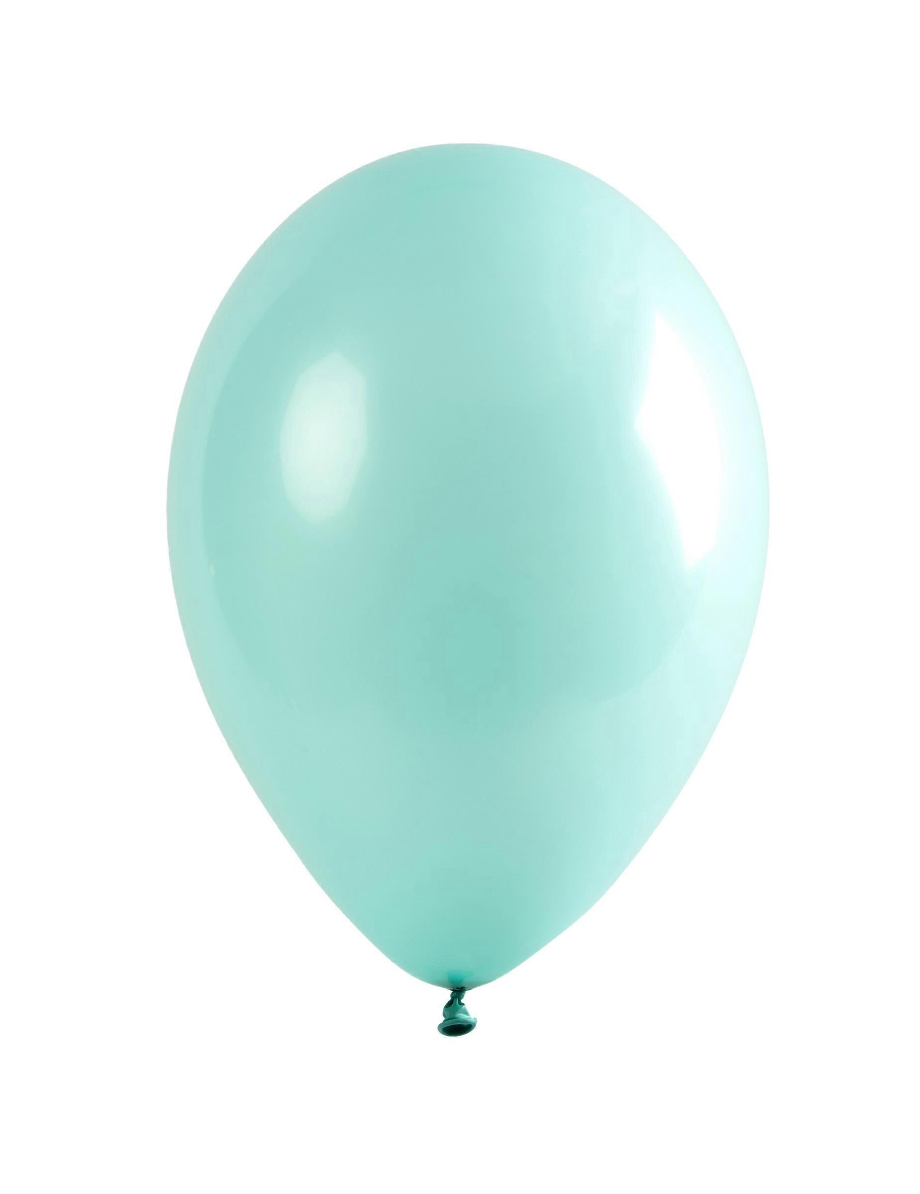 12 Mint Balloons 28 cm