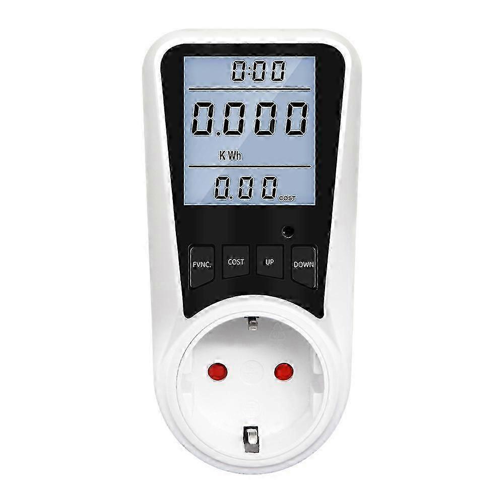 Dual rate energy meter with LCD screen data saving function, energy meter maximum power of 3680 watts