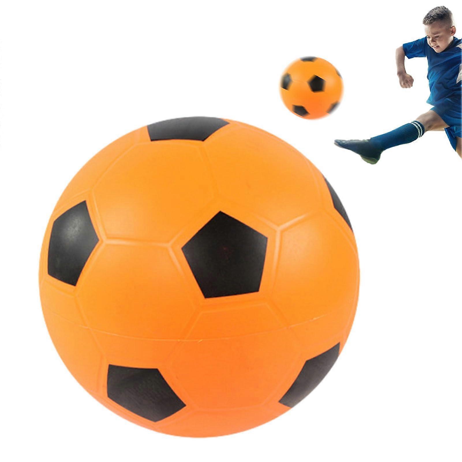 Silent Balls, 8.5 Inch High Density Soft Football, Indoor Toy for and , 1 Orange