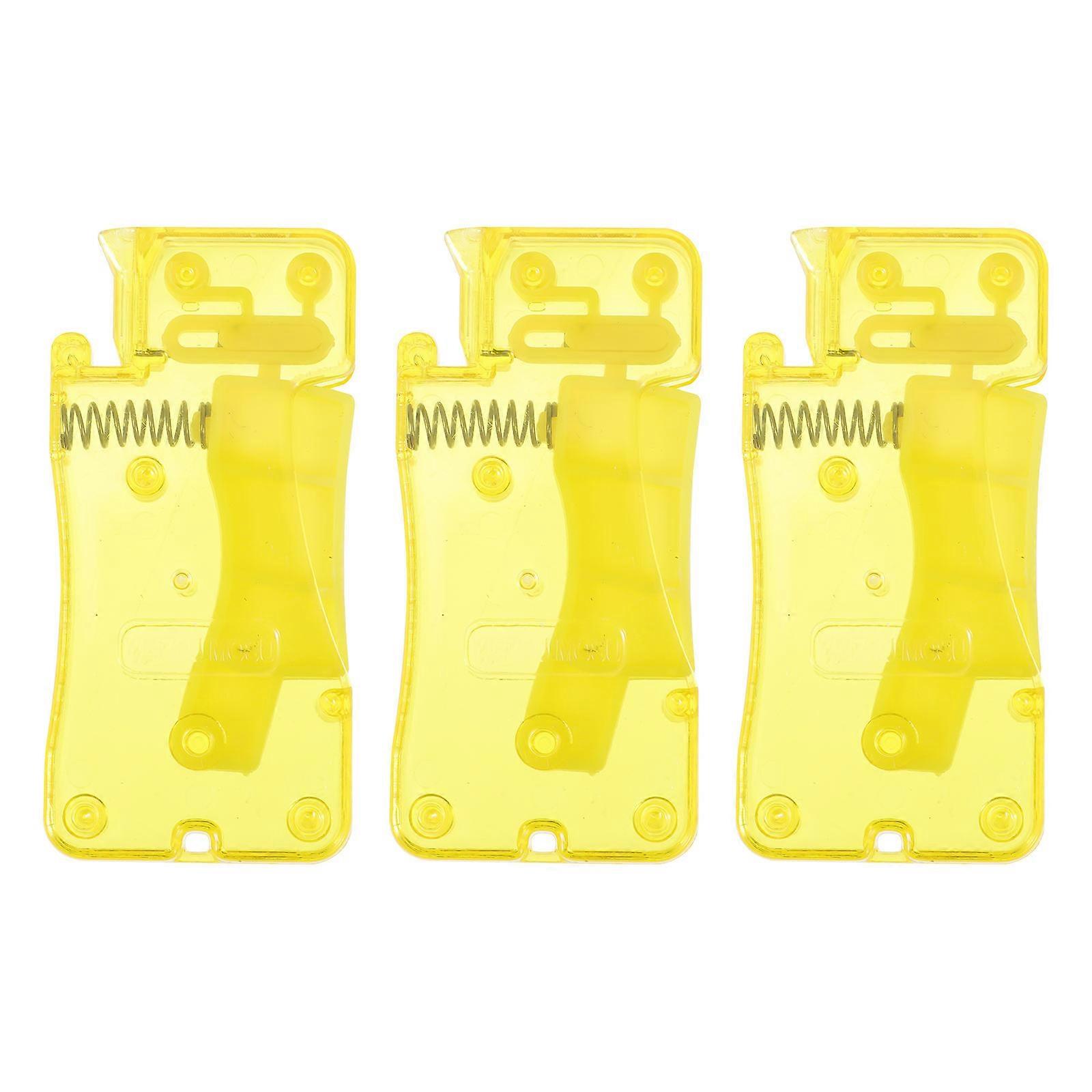 Needle Threading Devices Diy Sewing Yellow 7.00X3.50X0.90cm Sewing Projects 3Pcs
