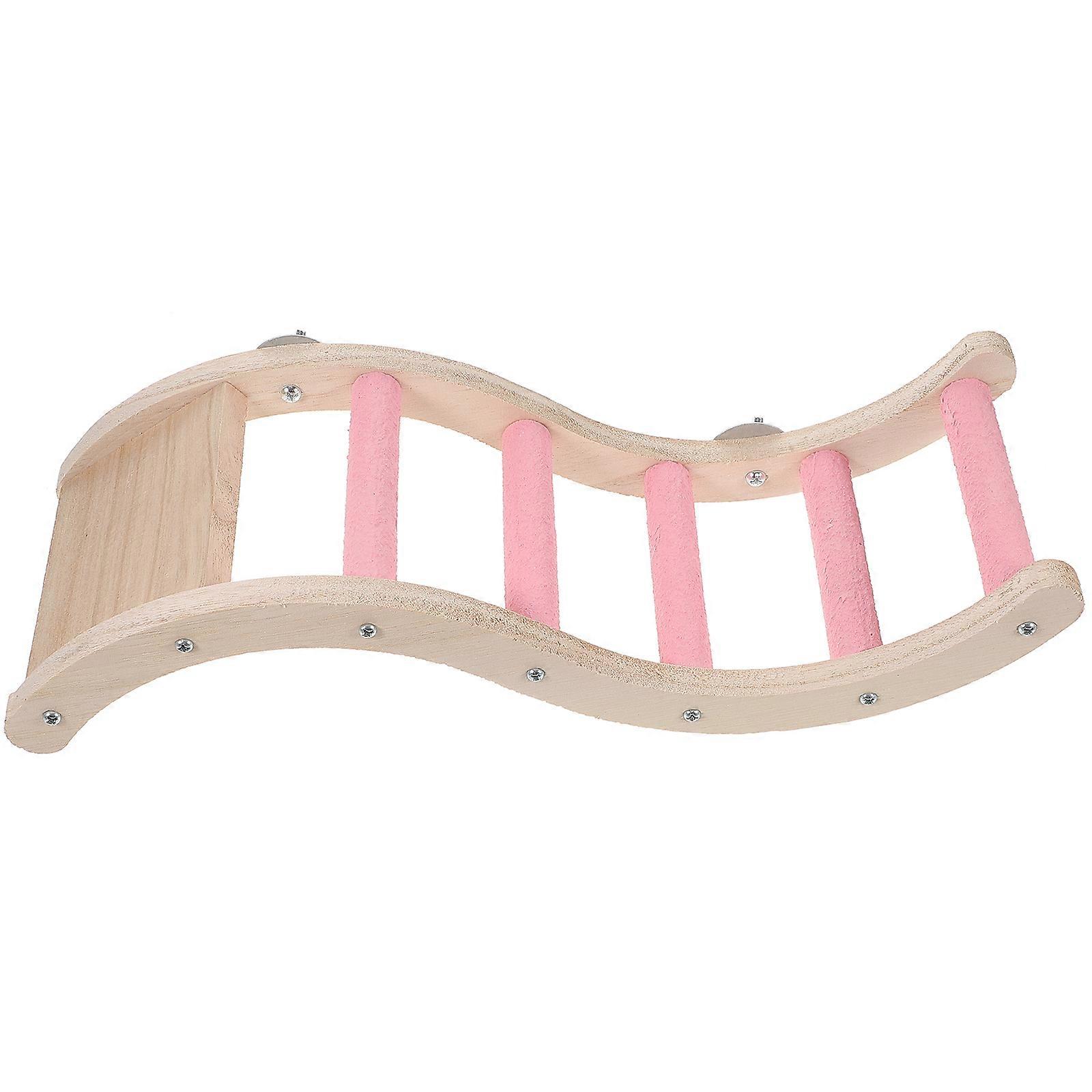 Birds Climbing Ladders Parrot Cage Toy Pet Cage 32X11.5X6.5CM Claw Grinding 1Pack