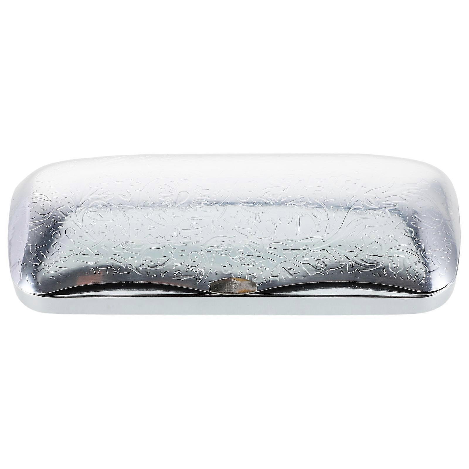 Lightweight Aluminum Sunglasses Case for Travel Compact Scratch Resistant Eyewear Holder for Handbags, Unisex Portable Eyeglass Case Storage
