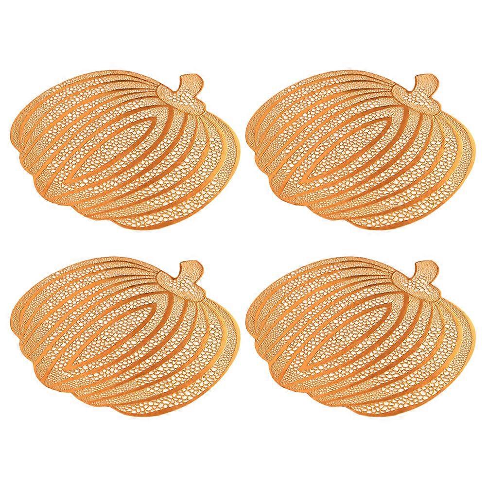Here's a refined and professional product description for your **4pcs Hollow Pumpkin Placemats**:
π **4 Pack Hollow Pumpkin Placemats β Heat
