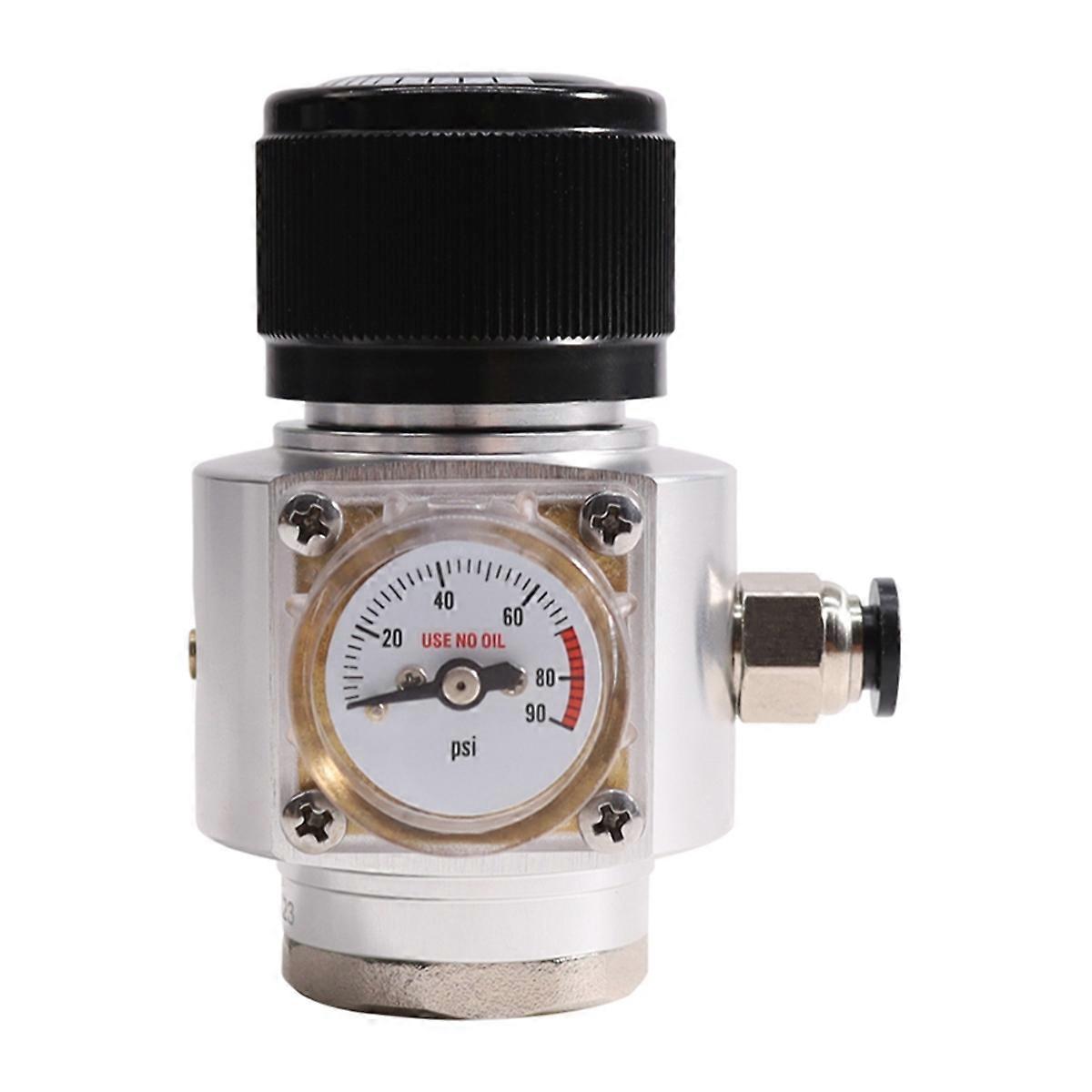 Mini Gas Regulator Soda Regulator Co2 Charger 0-90PSI for Soda Maker Beer Soda Bottle TR21-4 C