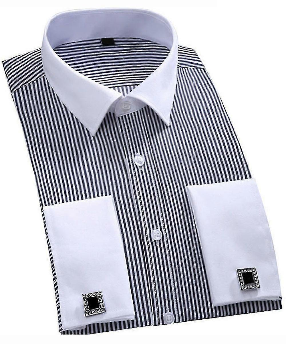 Herren Business Four Seasons Slim Fit Solid Hemd