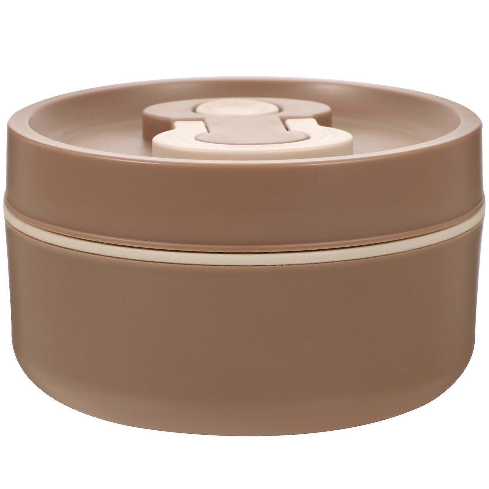 Bento Salad Container Multi-Function Portable Food Container For Picnic Leak-Proof 12X7CM 360Ml Rectangular 1Pack