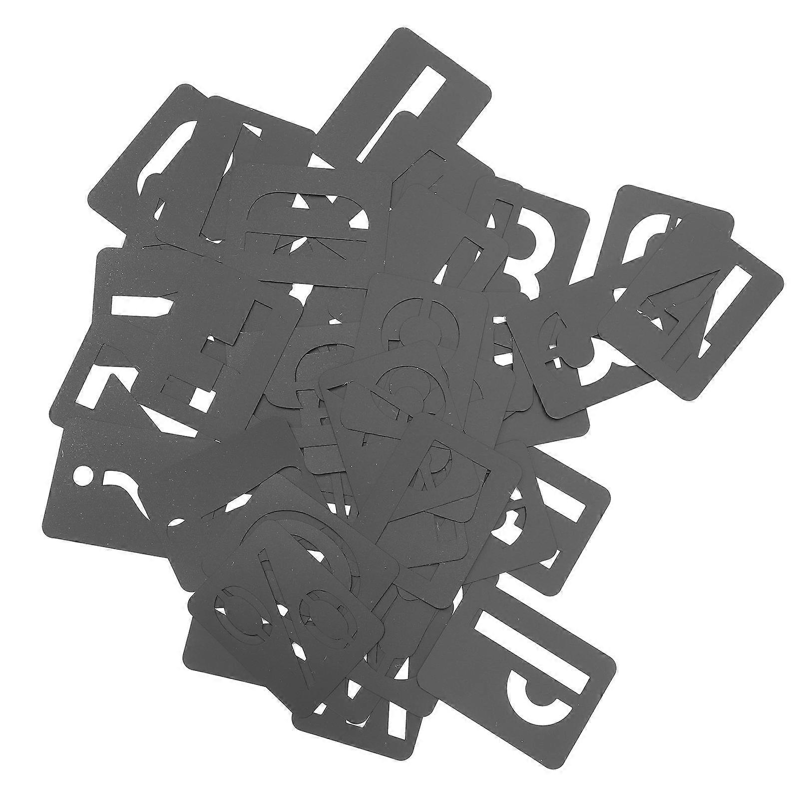 Reusable Stencils for Crafting Plastic Lettering Templates for DIY Wood Wall and Furniture Projects Easy to Clean Smooth Surface Creative Use