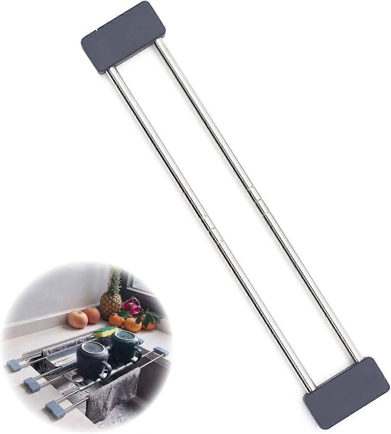 1pcs Stainless Steel Sink Drainer, Kitchen Telescopic Drainer