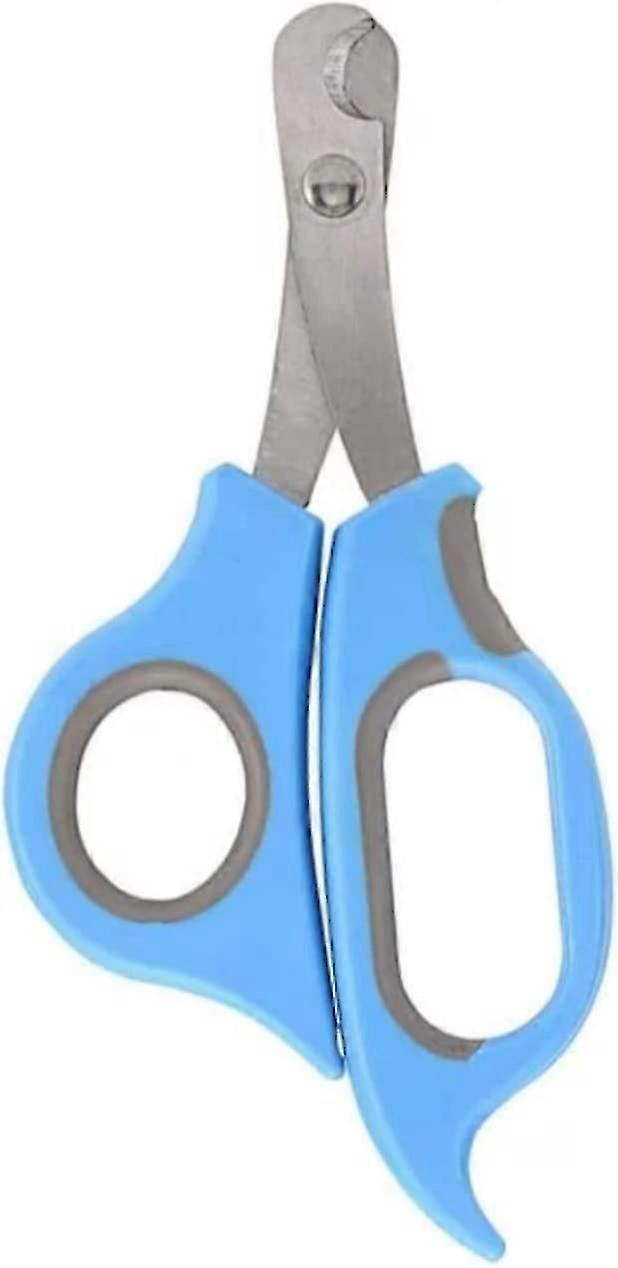 Scissors for Rabbits and Cats/Pet Grooming/Claw Cutter Scissors/Small Animal Nail Clipper/Black and Red Bird and Hamster Scissors/Round Tip Scissors/C