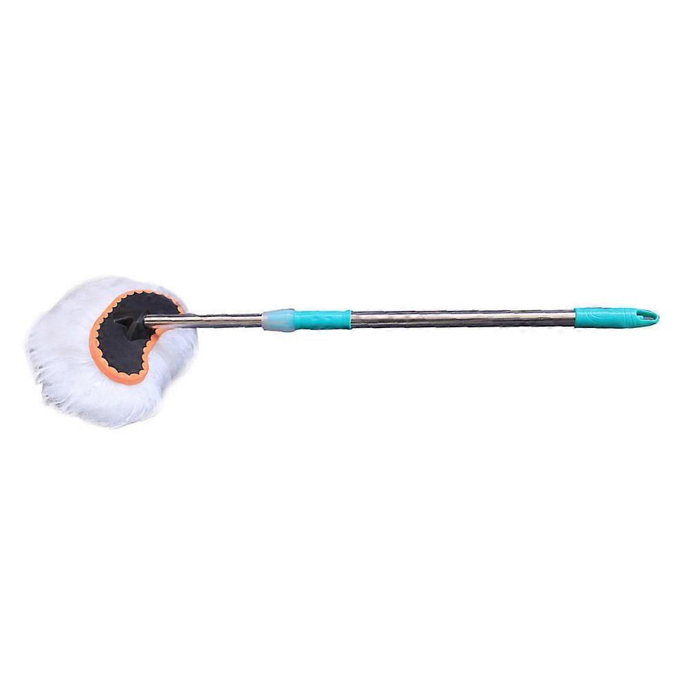Car Scrubber Microfiber Milk Silk Car Duster Telescopic for Vehicle Cleaning Extendable Handle 1Set