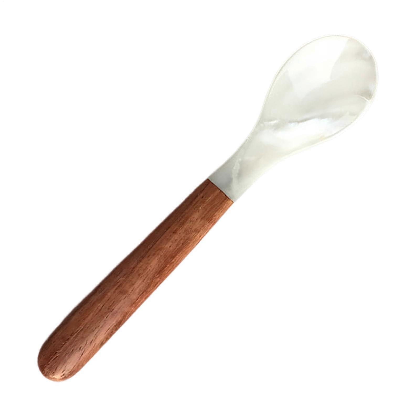 Caviar spoon, elegant utensil with nonreactive taste, ideal for delicate serving.