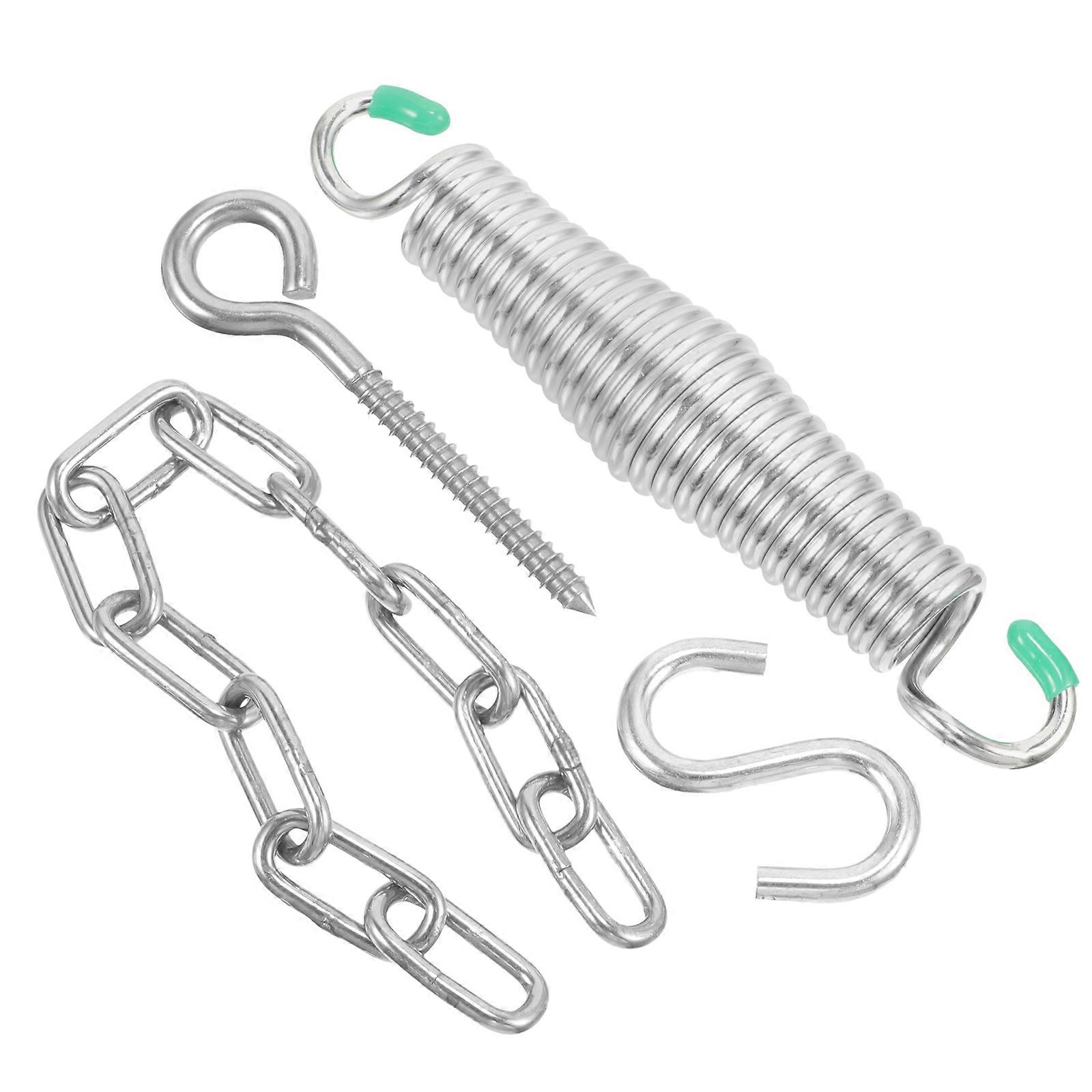 Swing Hanging Spring Kit Hammock Fittings Heavy Duty Swing Hooks For Garden Yard 1Set