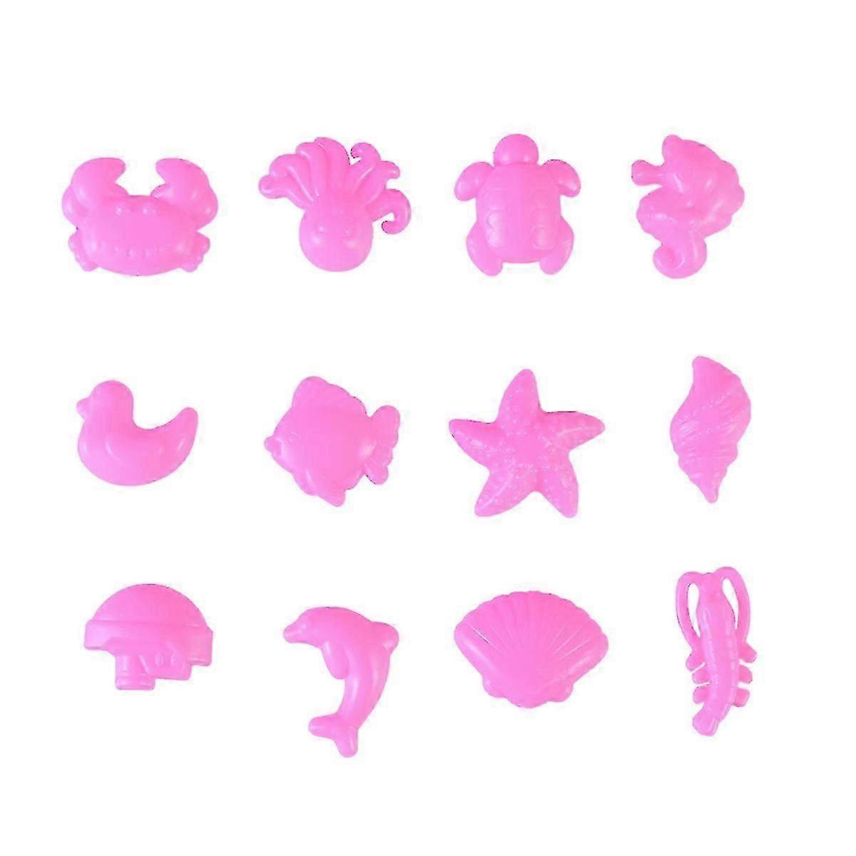 12 Pcs Kids Sand Tray Toys Molds Play Sand Kit Beach Sand Toys Set