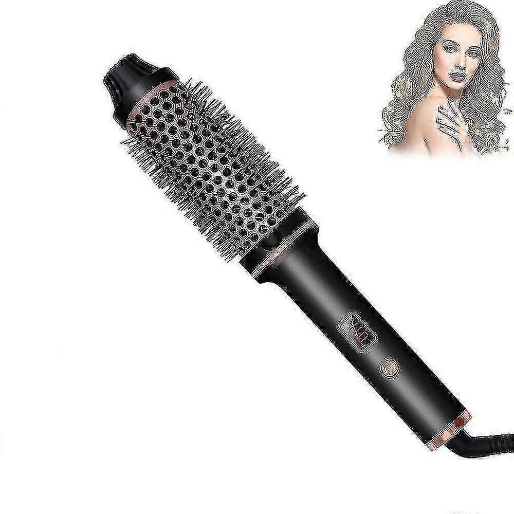 1.5 Inch Thermal Curling Brush - Heated Styling Tool for UK Home Hairdressing