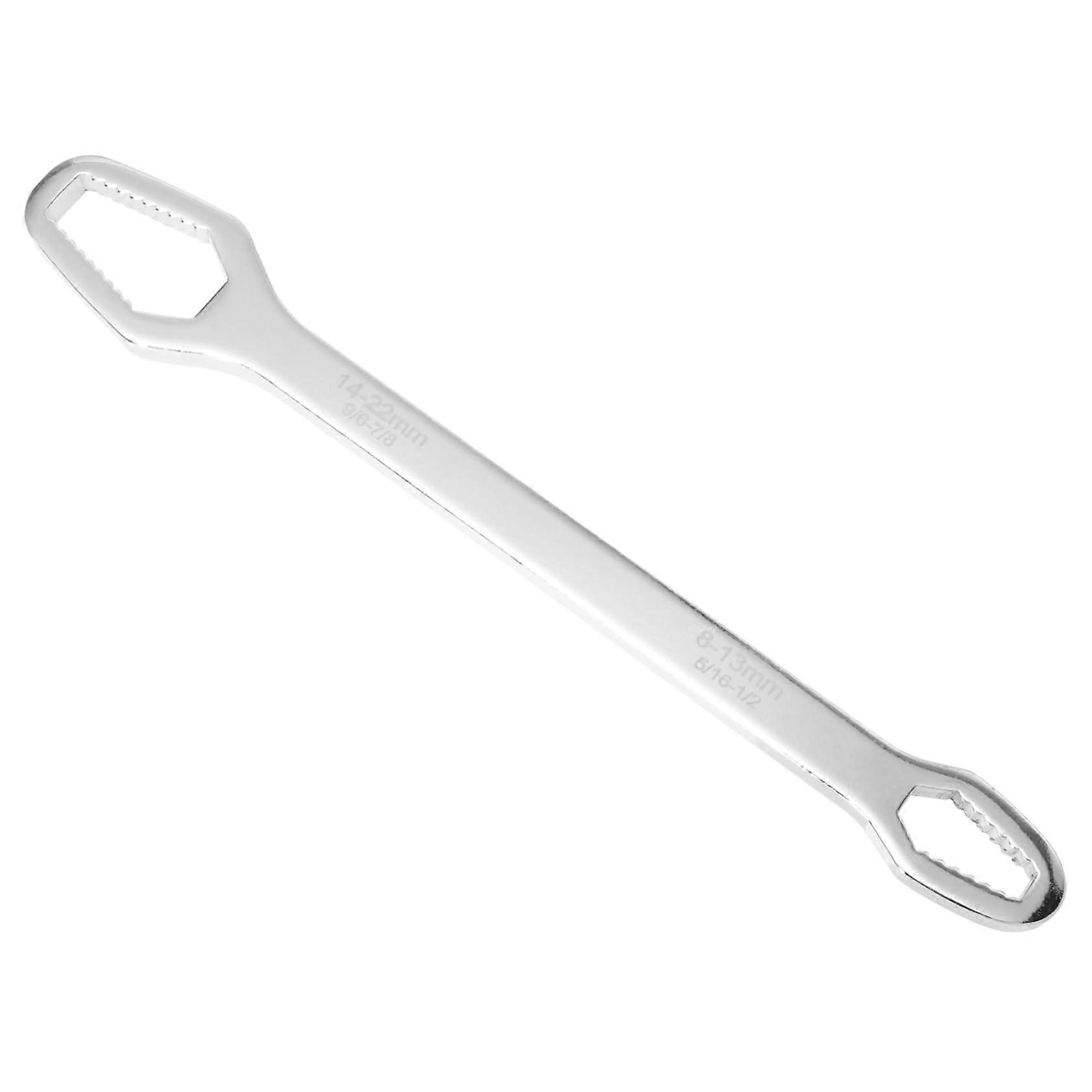 Self-Adjusting Wrench 1 Piece Double-Headed Adjustable Spanner 8-22 Mm Multi-Purpose Tool for Auto and Bicycle Repair