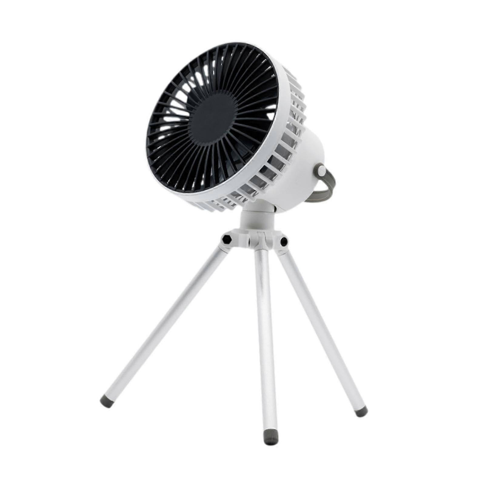 Camping Tripod Fan Quiet Multifunctional for Hiking Camping Indoor Outdoor