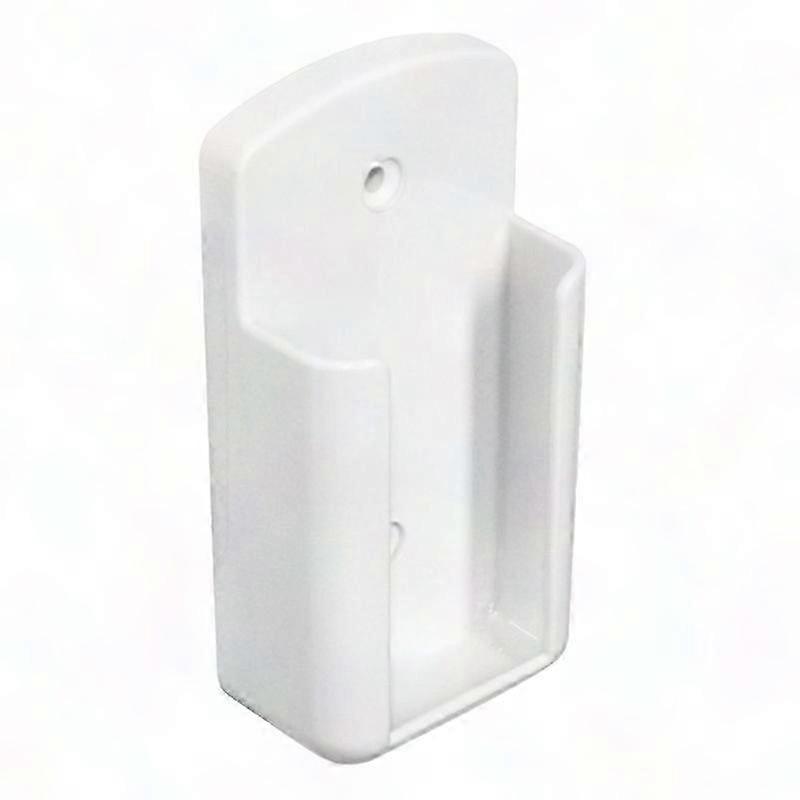 Wall Mount Remote Control Holder with Punch-Free Bottom & Charging Port - JIKAIX Plastic Storage Box