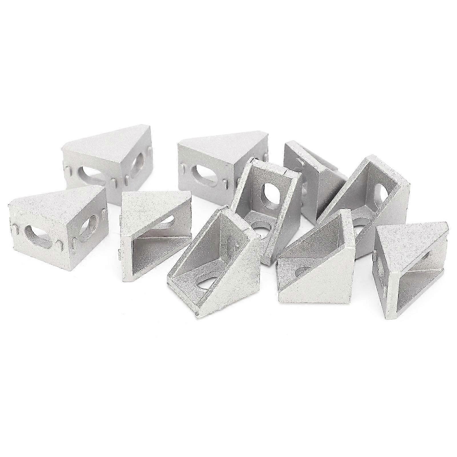 10Pcs Aluminium Right Angle Connector for 3D Printers EU Standard Code T Type