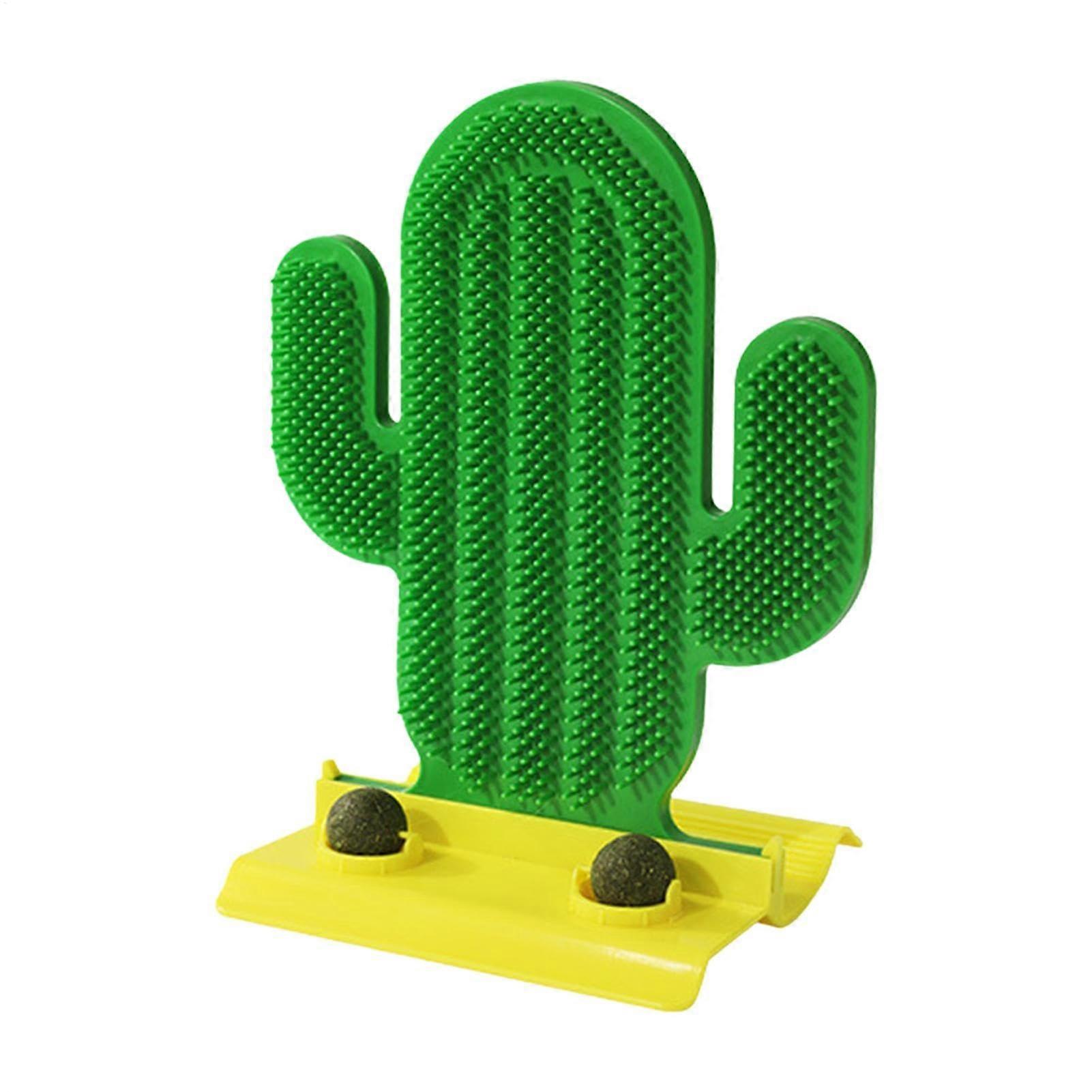 Cactus Cat Scratching Post with Catnip, Interactive Indoor Cat Training Pad, Durable Design for Cats