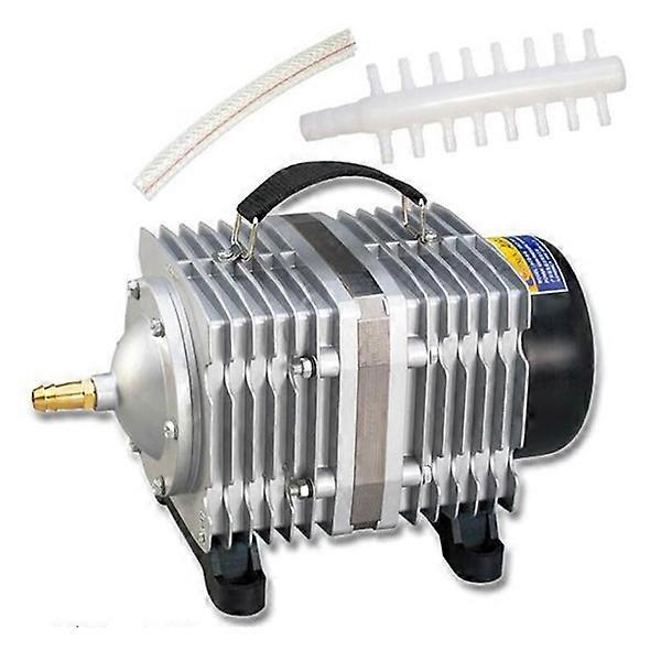 ACO-018 420W 195L/Min Electromagnetic Air Pump Compressor Seafood Fish Tank Increase Oxygen Air Flow Spliter, US Plug