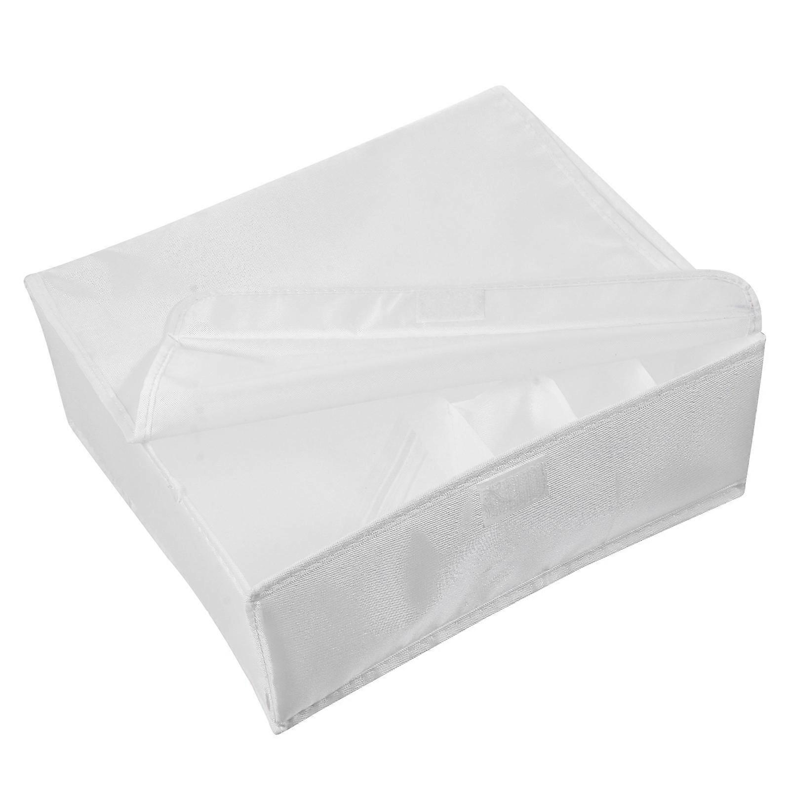 Lidded Design Closet Organizers Bins Rectangular Dust-Proof Small Drawer Organiser 1Set