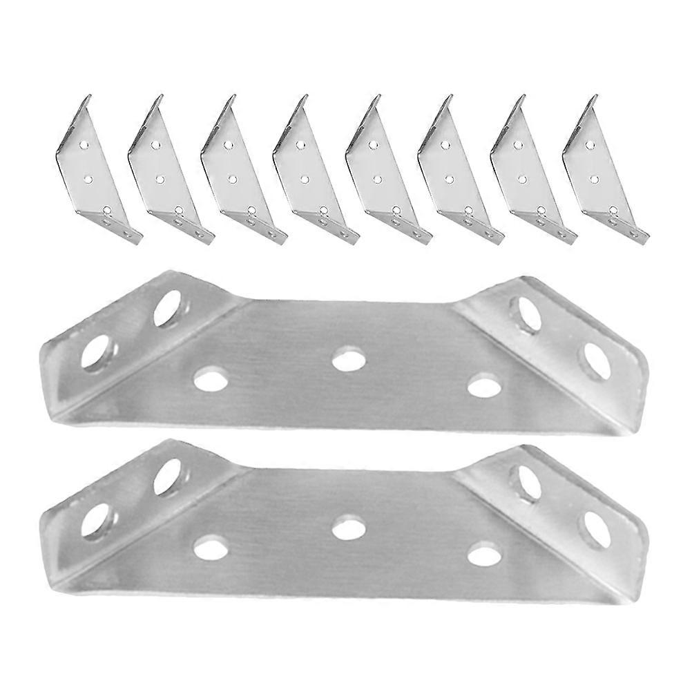 6 Sets Corner Connectors Brackets for Furniture – Easy Installation, Durable Support for Cabinets, Shelves, Tables