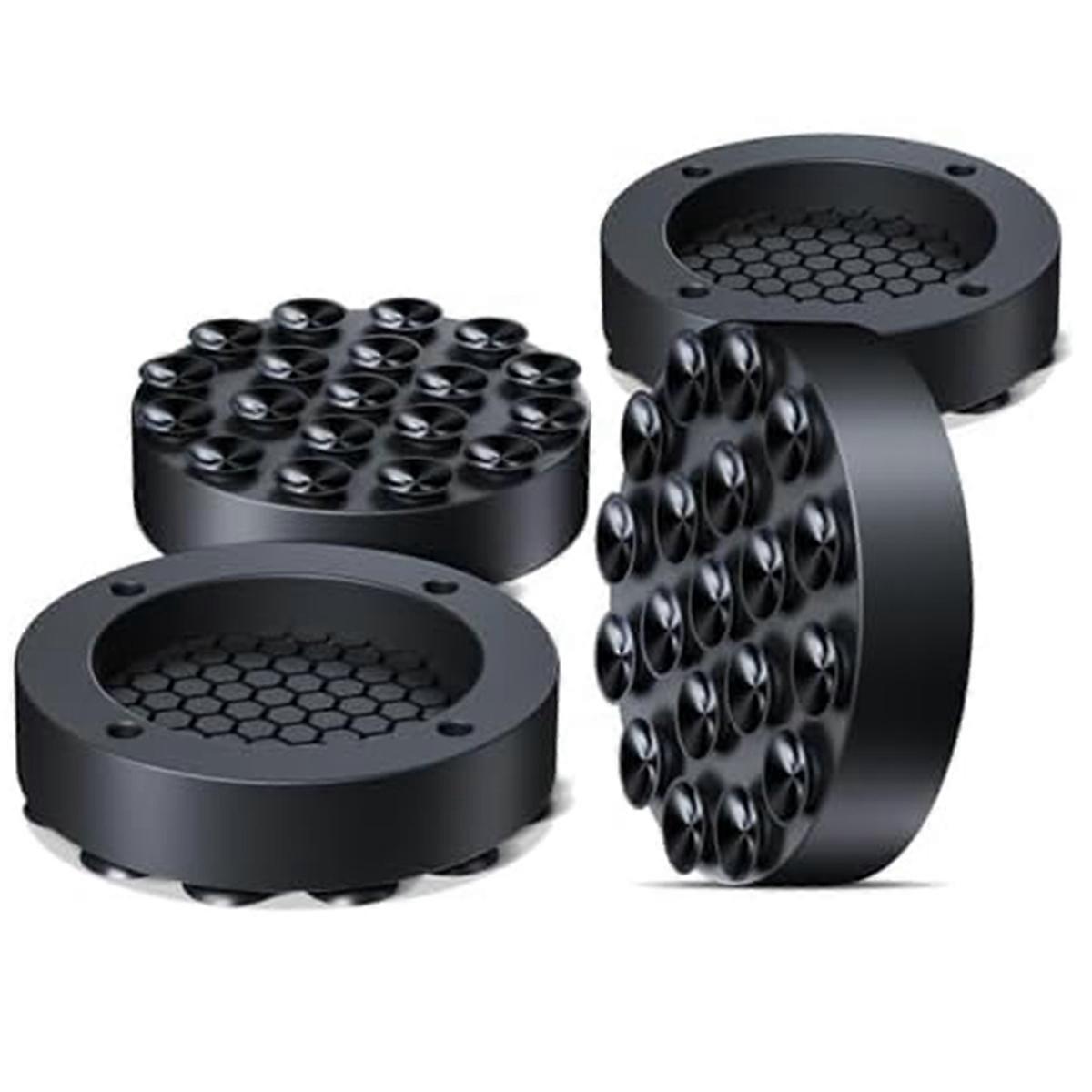 Anti Vibration Pads for Washing Machine with Strong Adsorption Suction Cup, 4 Pack Non-Slip Rubber Stabilizer Support