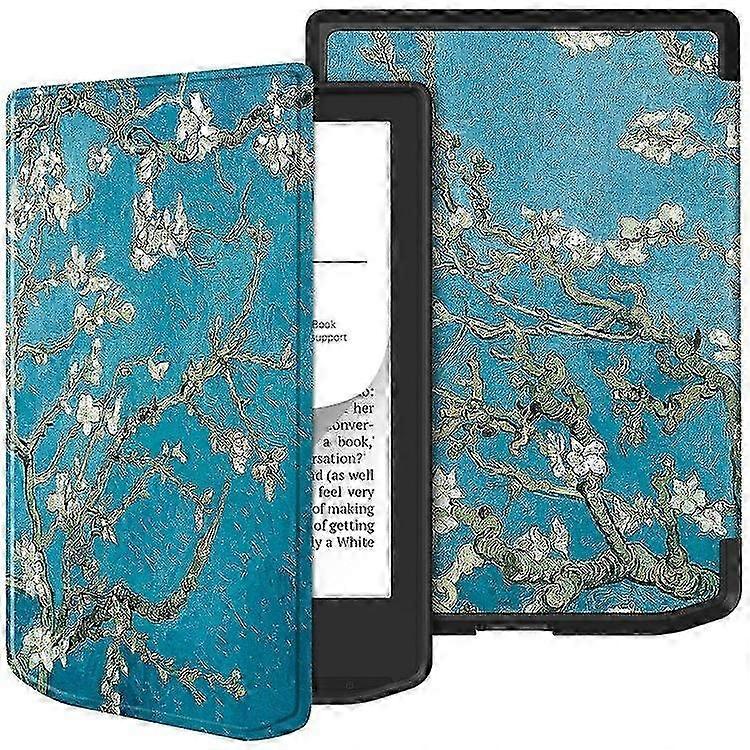 Pocketbook Verse Lite/Pro PB634 & Verse PB629 E-Reader Case - Pattern Print TPU + PU Cover