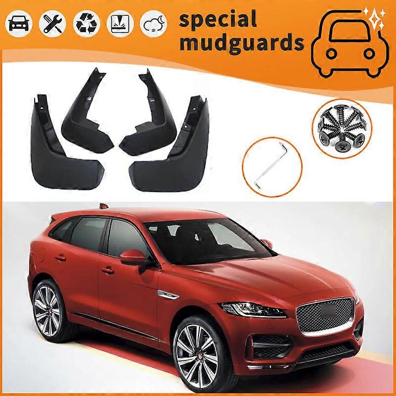 Be suitable For 16-20 Jaguar F-PACE models Mudguards Fender Mudflaps Front Rear Flares Splash Guards Cover Car Accessorie