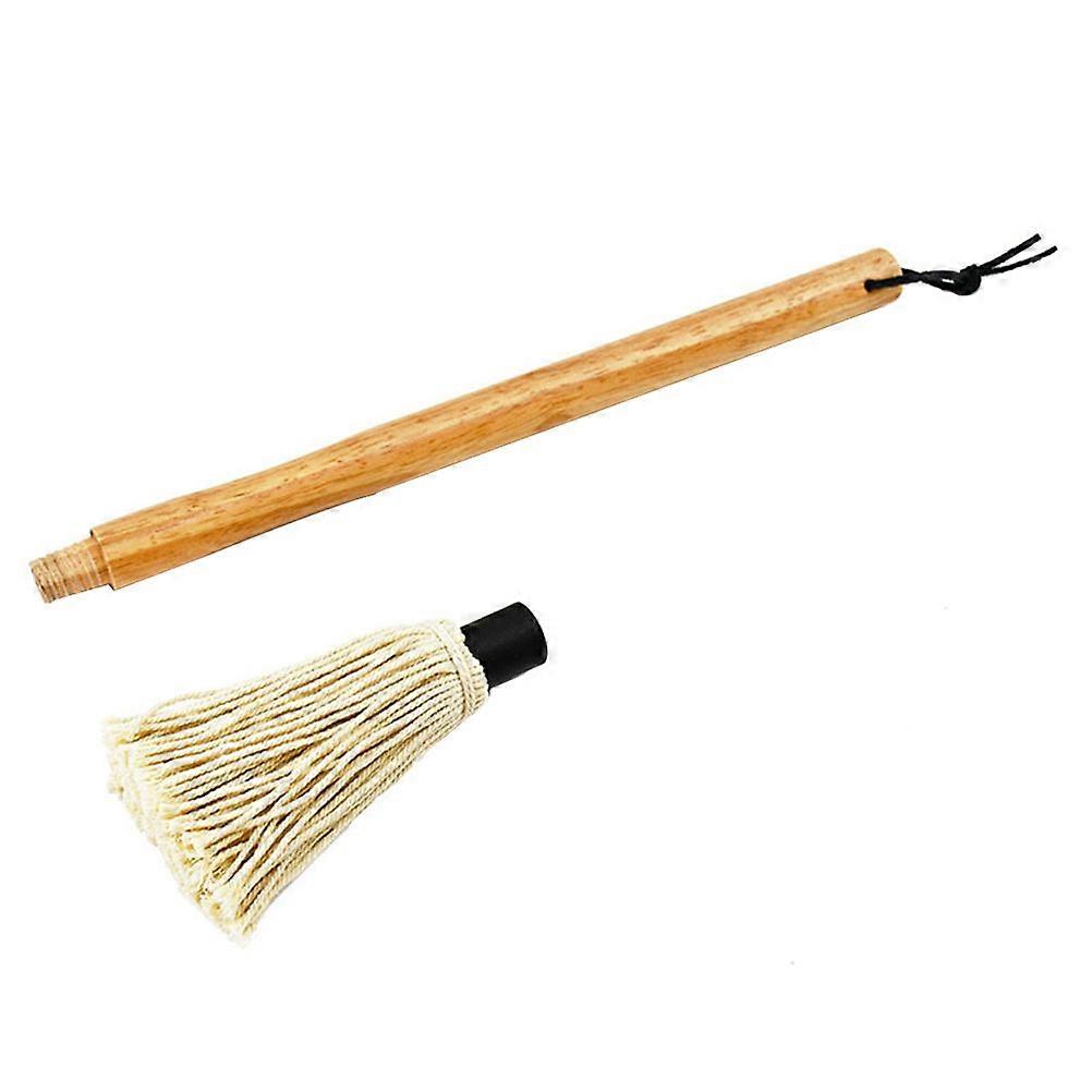 Brown Basting Mop with Soft synthetic material for Kitchen BBQ Sauce and Oil Application Ergonomic Handle Keeps Hands Safe