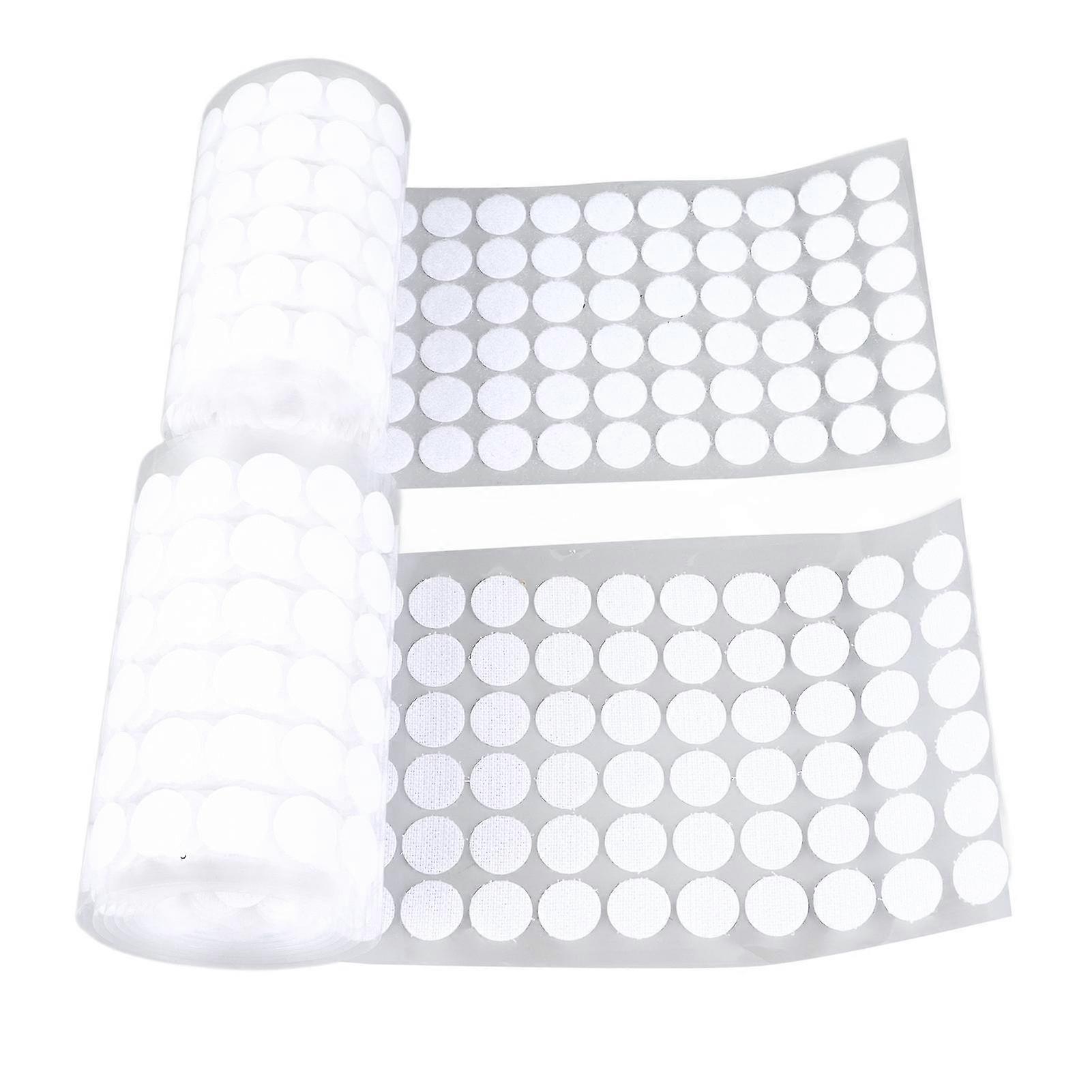 Strong Long Lasting Self Adhesive Circular Dots Tapes Small Circle Stickers White
