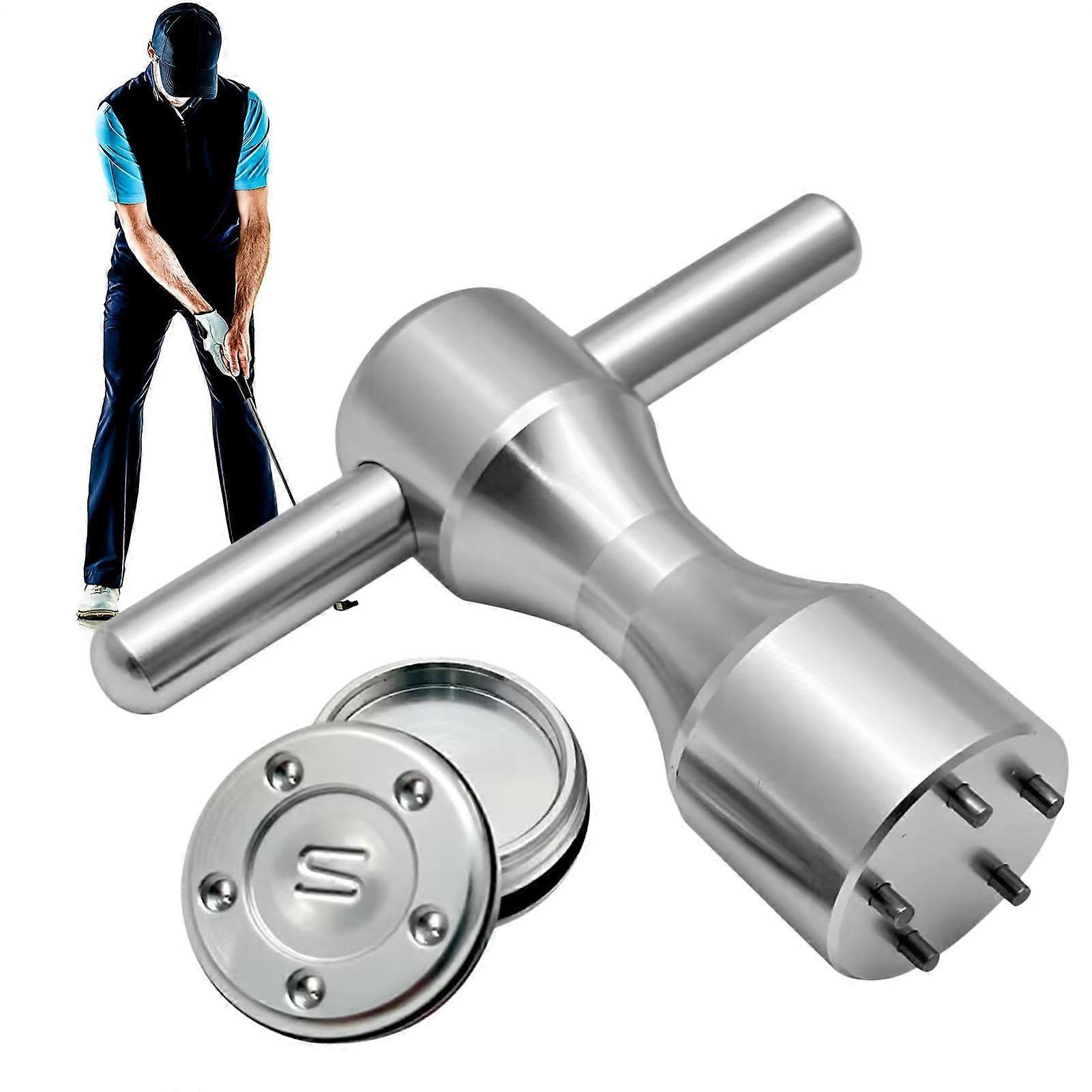 Clé de golf réglable – Tournevis de golf en métal de 71 mm – Clé de club de golf pour driver, fairway, hybride – outil dynamométrique et adaptateur d’arbre de club