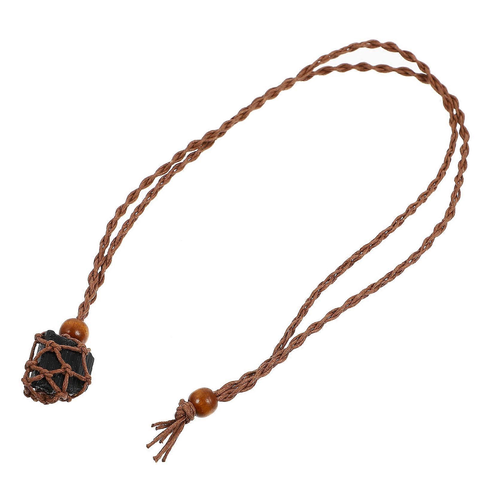 Tourmaline Necklace with Creative Pendant Design for Everyday Fashionable Wear Assorted Color