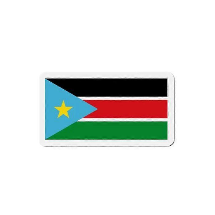 Magnet Flag South Sudan - Multicolored - 9 cm - 50 pieces - Synthetic resin - Unisex