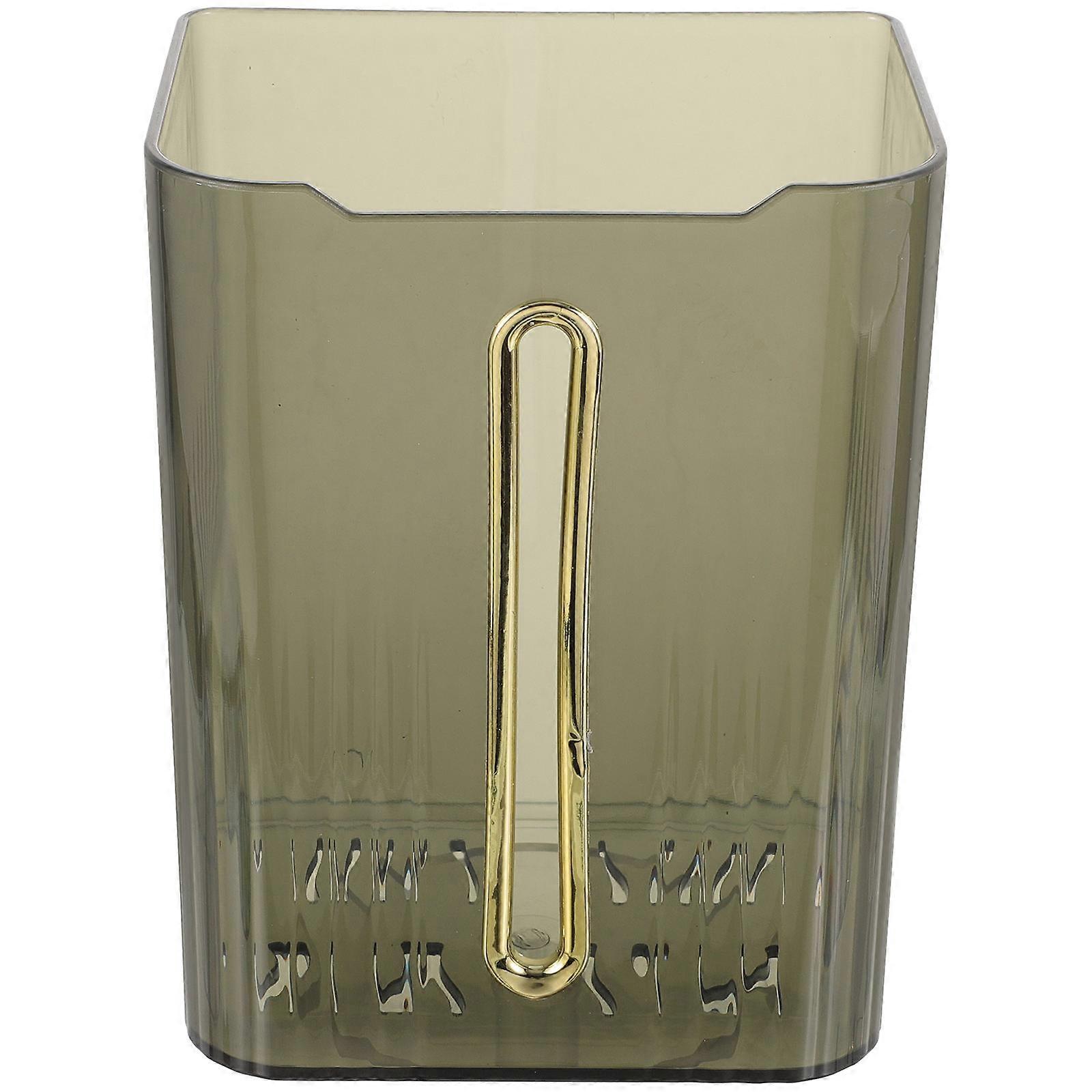 Paper Napkin Box Rectangular Shape Pet Material High Humidity Environments Space Saving Solution 1Pack