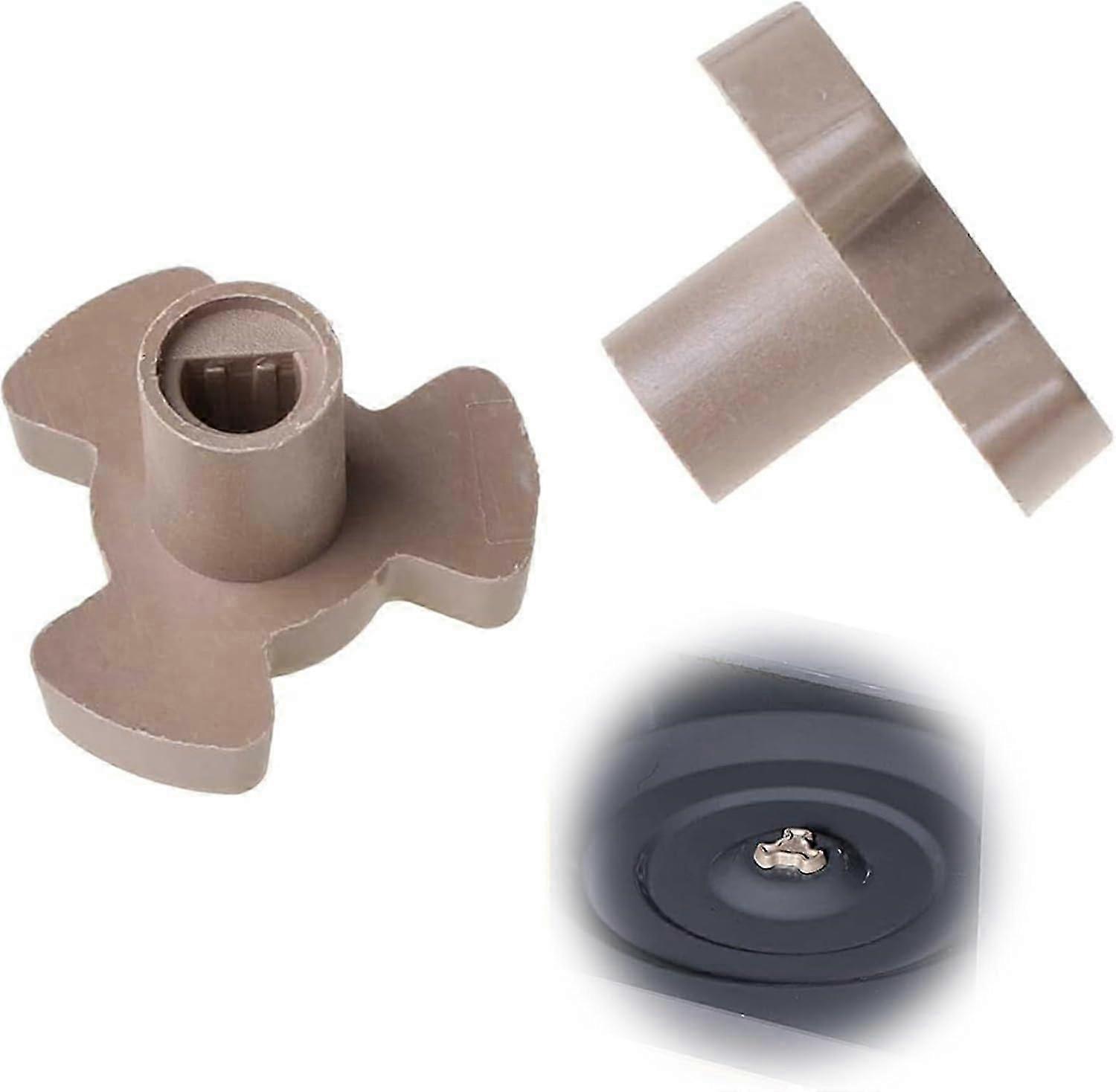 Pieces Microwave Turntable Coupler Shaft Tray Coupler Bracket for Microwave Turntable Roller Guide Bracket for Coupling Microwave Replacement Par