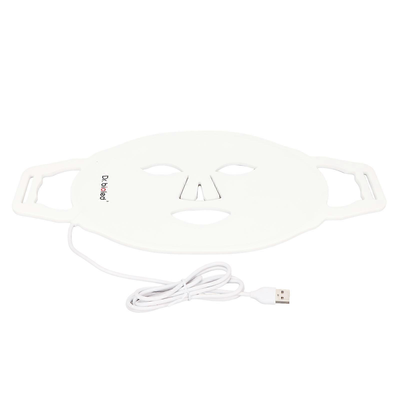 Beauty 7 Colors Face Device 3D Silicone Skin Rejuvenation Wrinkle Removal 60 Lamp Chips LED Device 100‑240V EU Plug