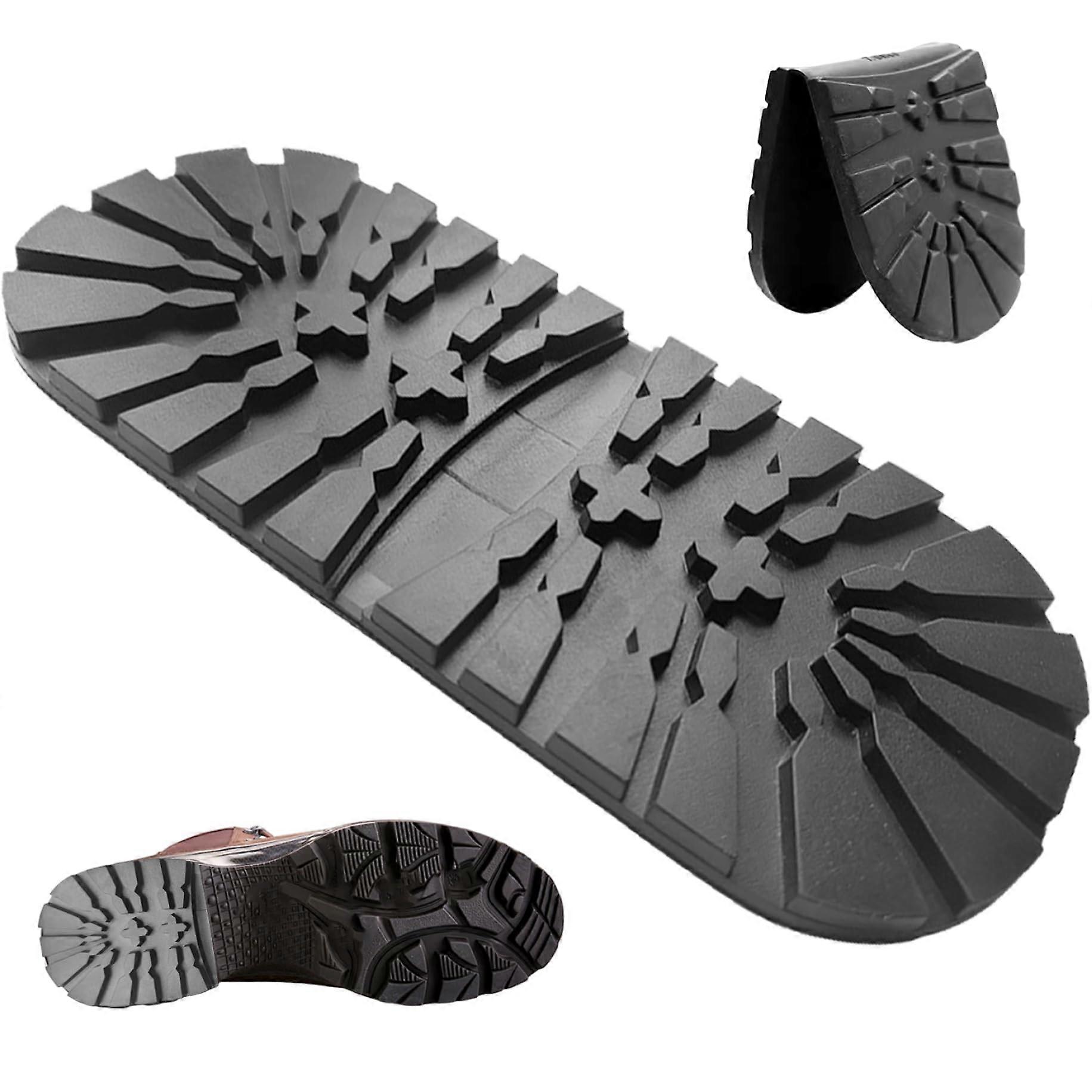 1 Pair 9.3 x 8.5 cm Cuttable Boot Sole Replacement Soft AntiSlip Shoe  Material