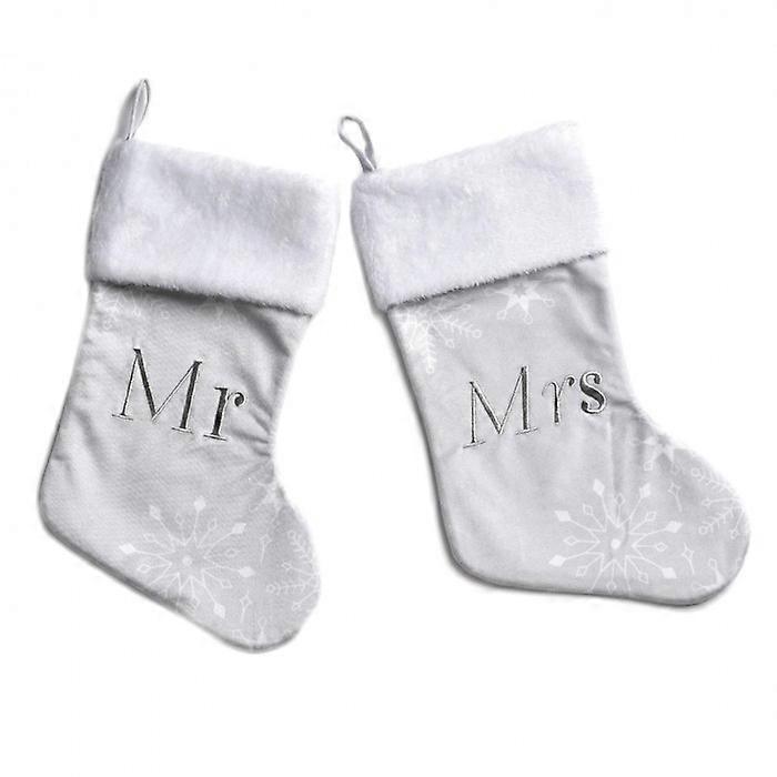 Amore Christmas Stocking Set Mr & Mrs