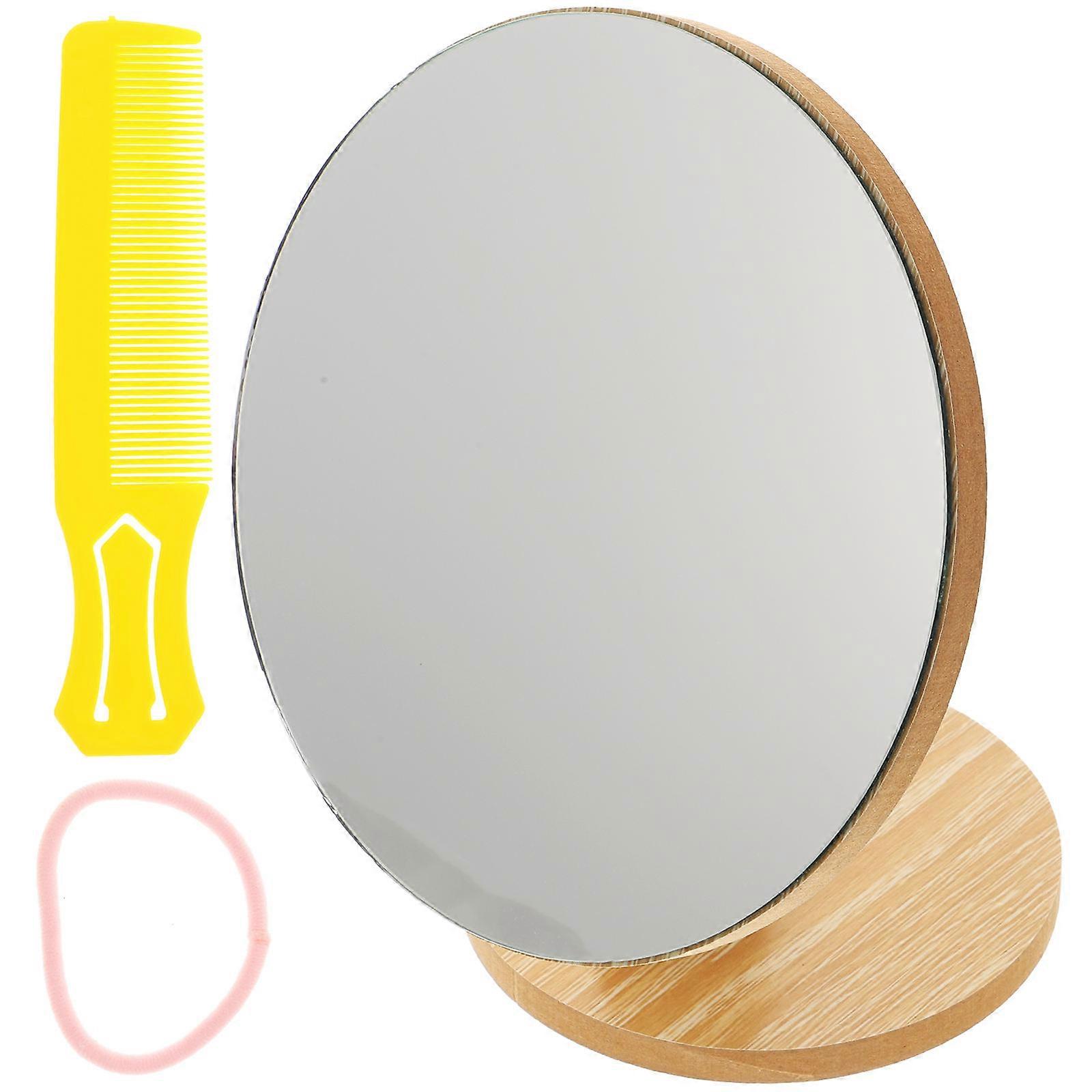 Rotating Dressing Table Mirror for Home with Clear View and True Color Details in Assorted Colors 8.7 inches diameter