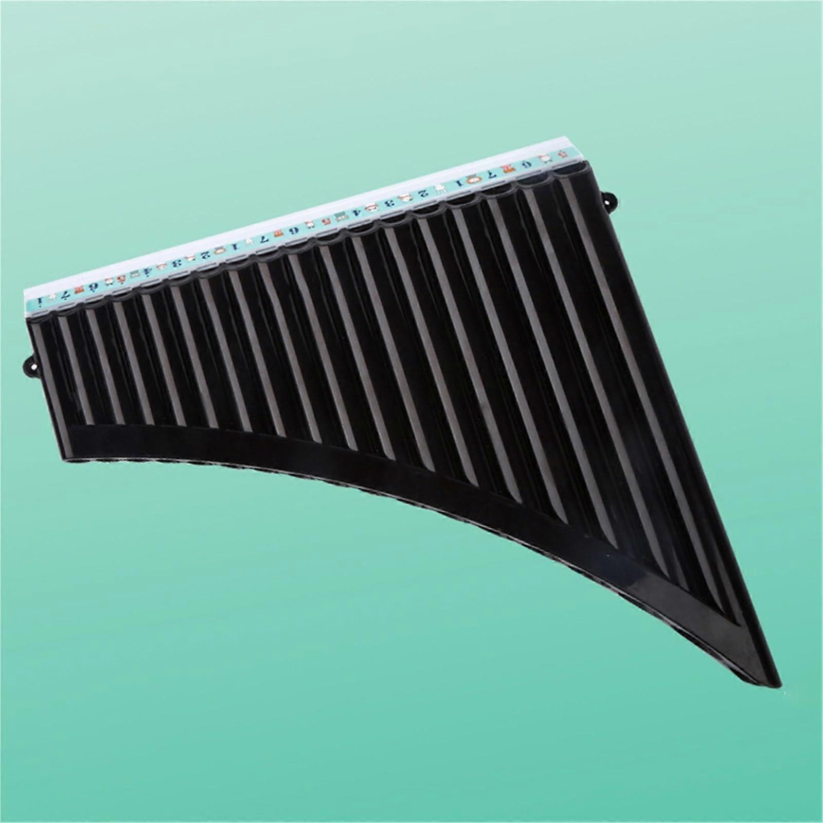 Pan Flute Concert Beginner Can String with a Washable Resin Lanyard and a DropProof 16/18Pipe Pan Flute (18C)