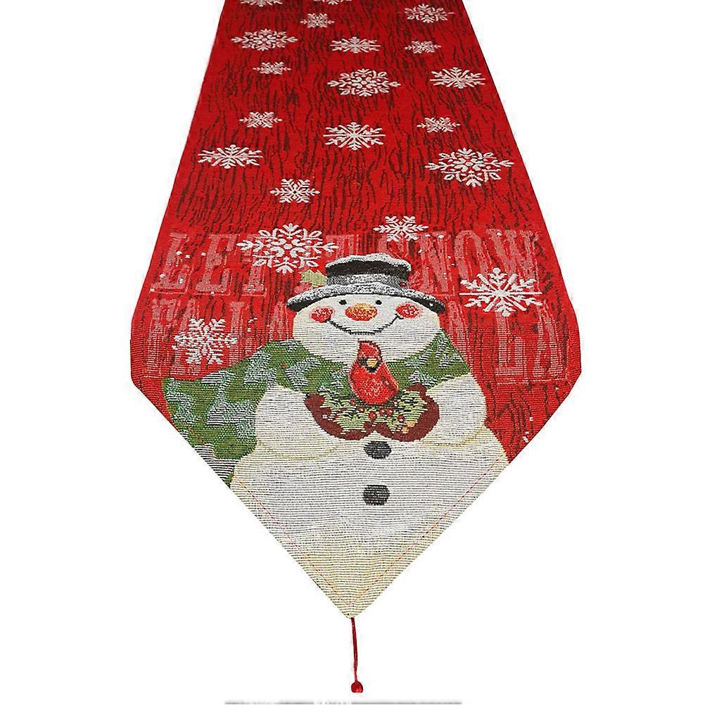 Christmas Table Cloths Dining Environment Rectangular Shape Folding Function 1Set