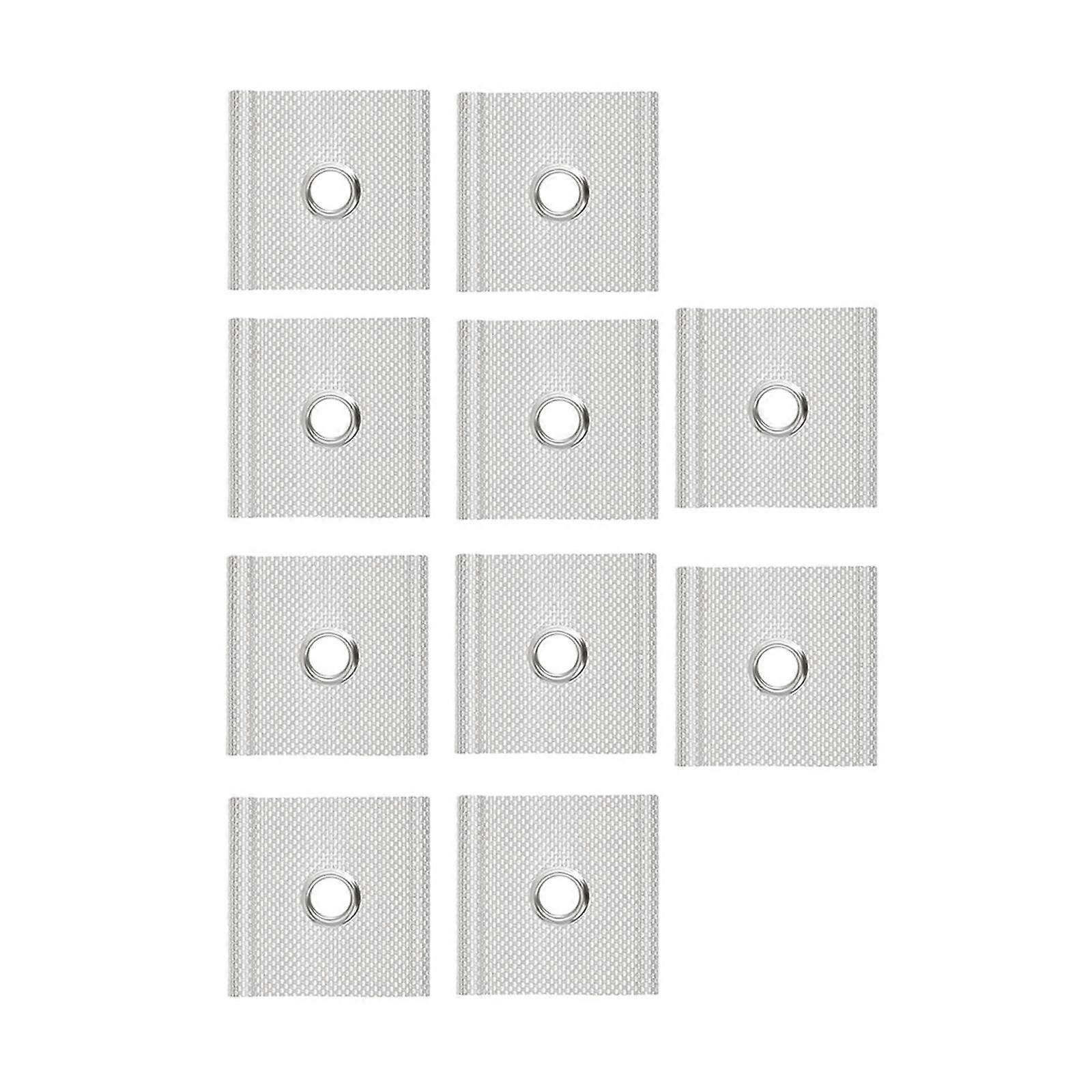 Easy Installation Awning Pipe Hooks Piping Eyelets Hooks for Caravans Motorhomes Sunshade Easy Slide Track Accessories  White