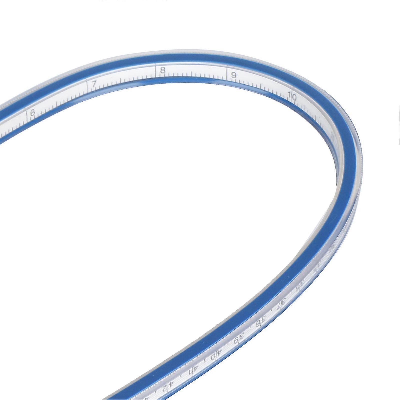Flexible Curve Ruler Plastic Metric Scale Soft Measuring Tool for Drawing and Sewing50cm Flexible Curve Ruler
