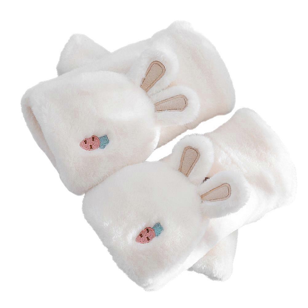 Women Fingerless Gloves Comfortable Mittens Warm Lining Cold Weather Protection 1 Pair