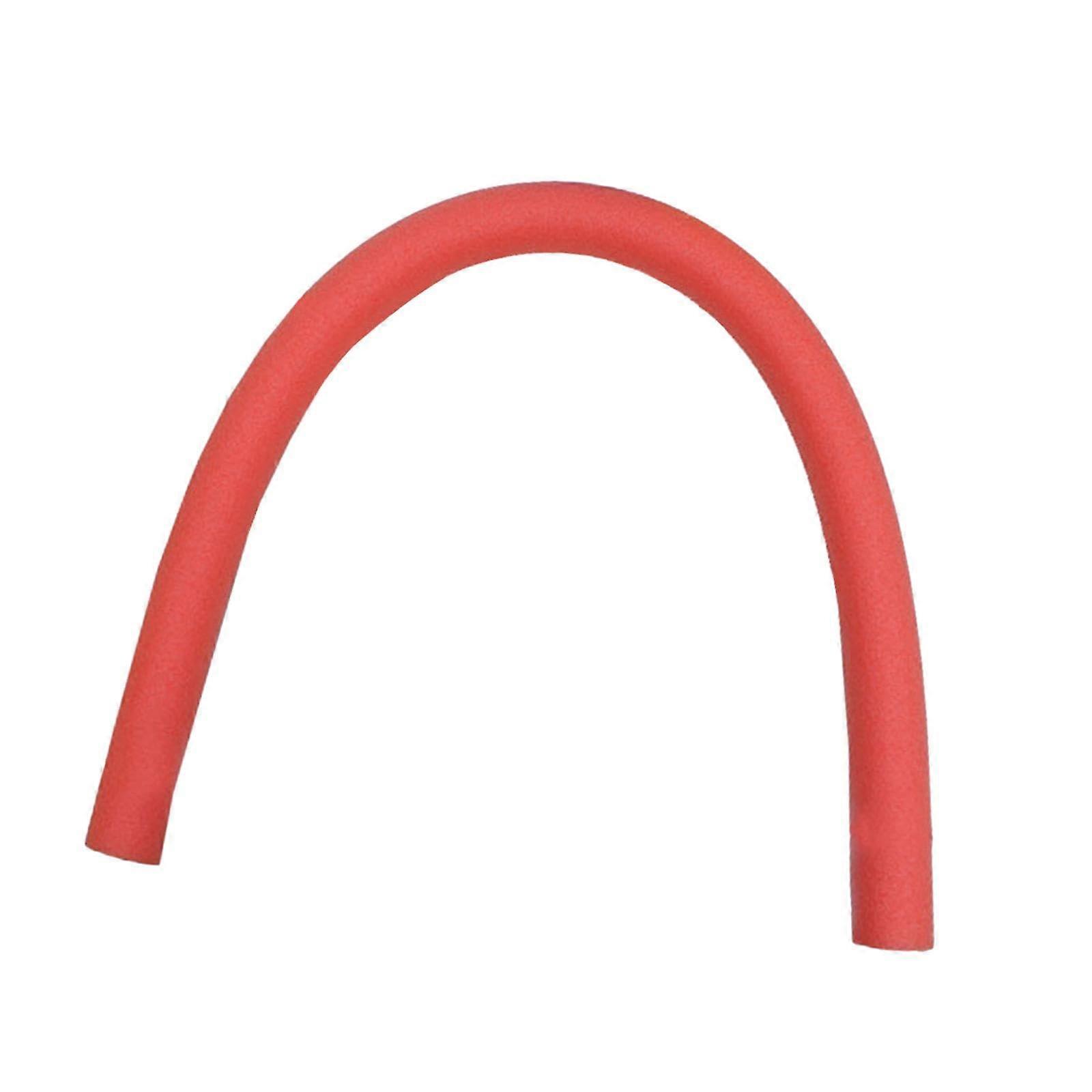 Swimming Pool Noodle Floats Buoyancy Pole Portable Foam Float Hollow Floats Outdoor Swimming Noodles Pool Accessories Red