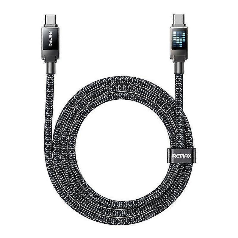 REMAX CB09 PD240W Type-C to Type-C Marquee Braided Fast Charging Data Cable, Length: 1.2m